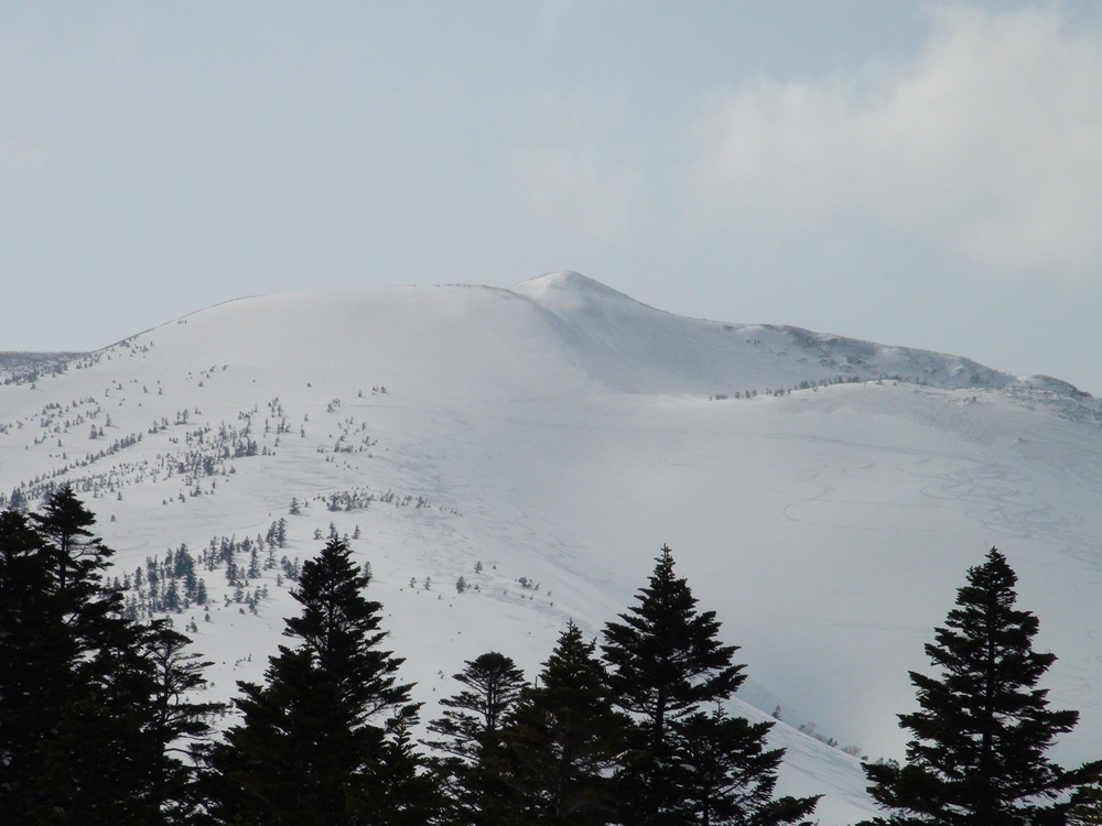 井戸岳雪渓