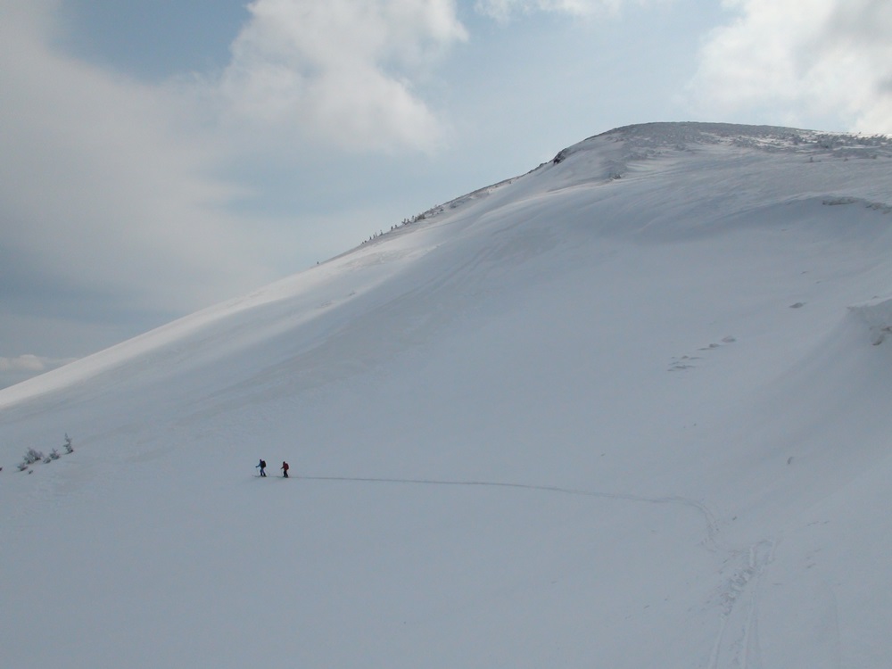 大岳雪渓