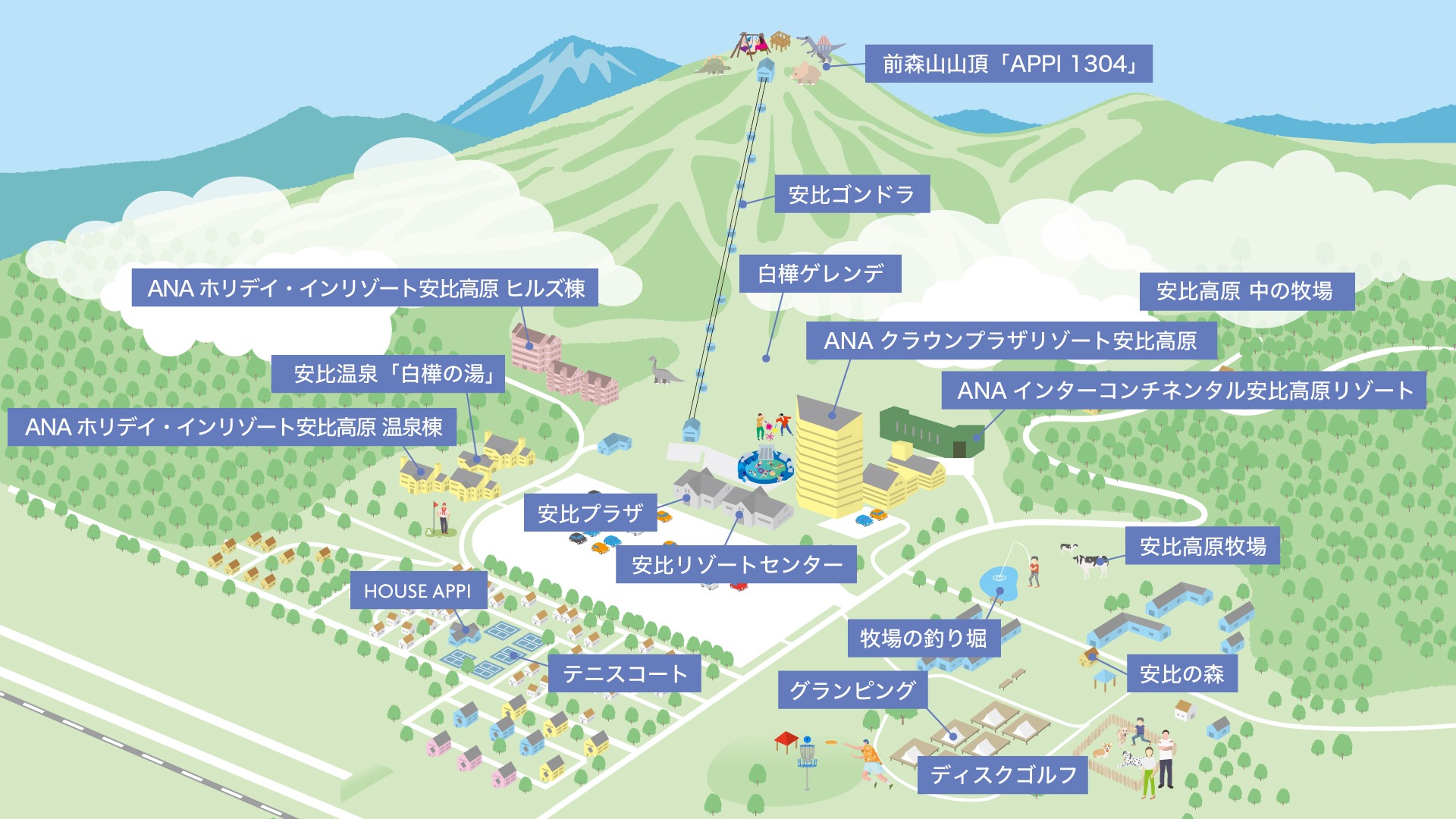APPI Resort map