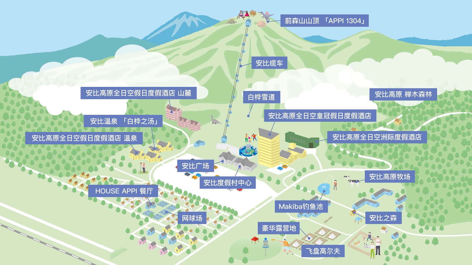 APPI Resort map