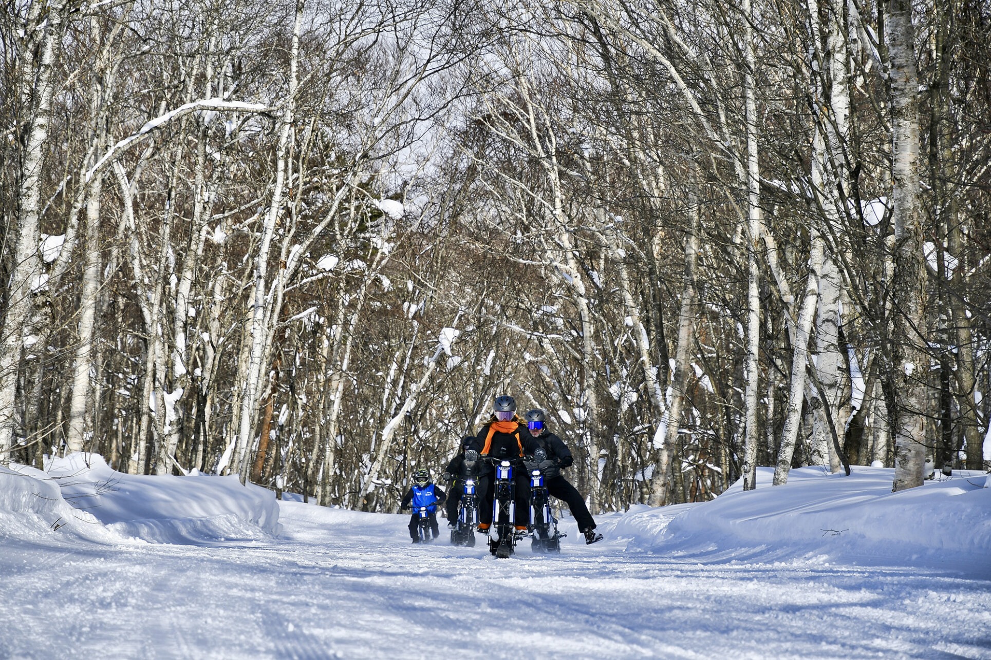 e-SNOW BIKEフォレストツアー