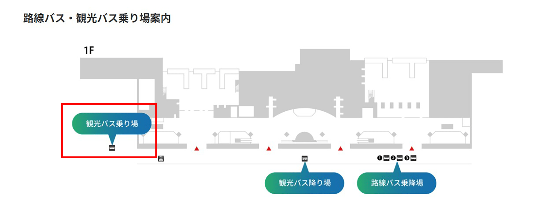 ＜宿泊者専用＞仙台空港⇔安比高原 貸し切りバス　乗り場